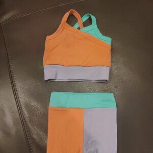 Little Wedgies Dance/Gymnastics Set size 3-4